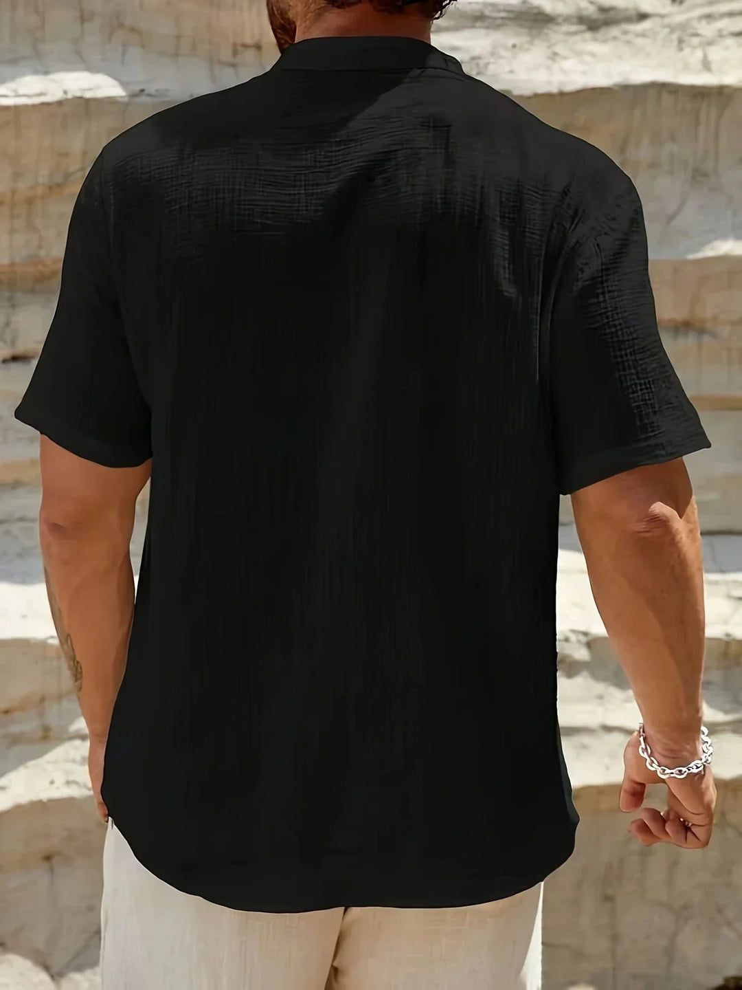 Leblanc™ | Chemise d’été élégante à col montant