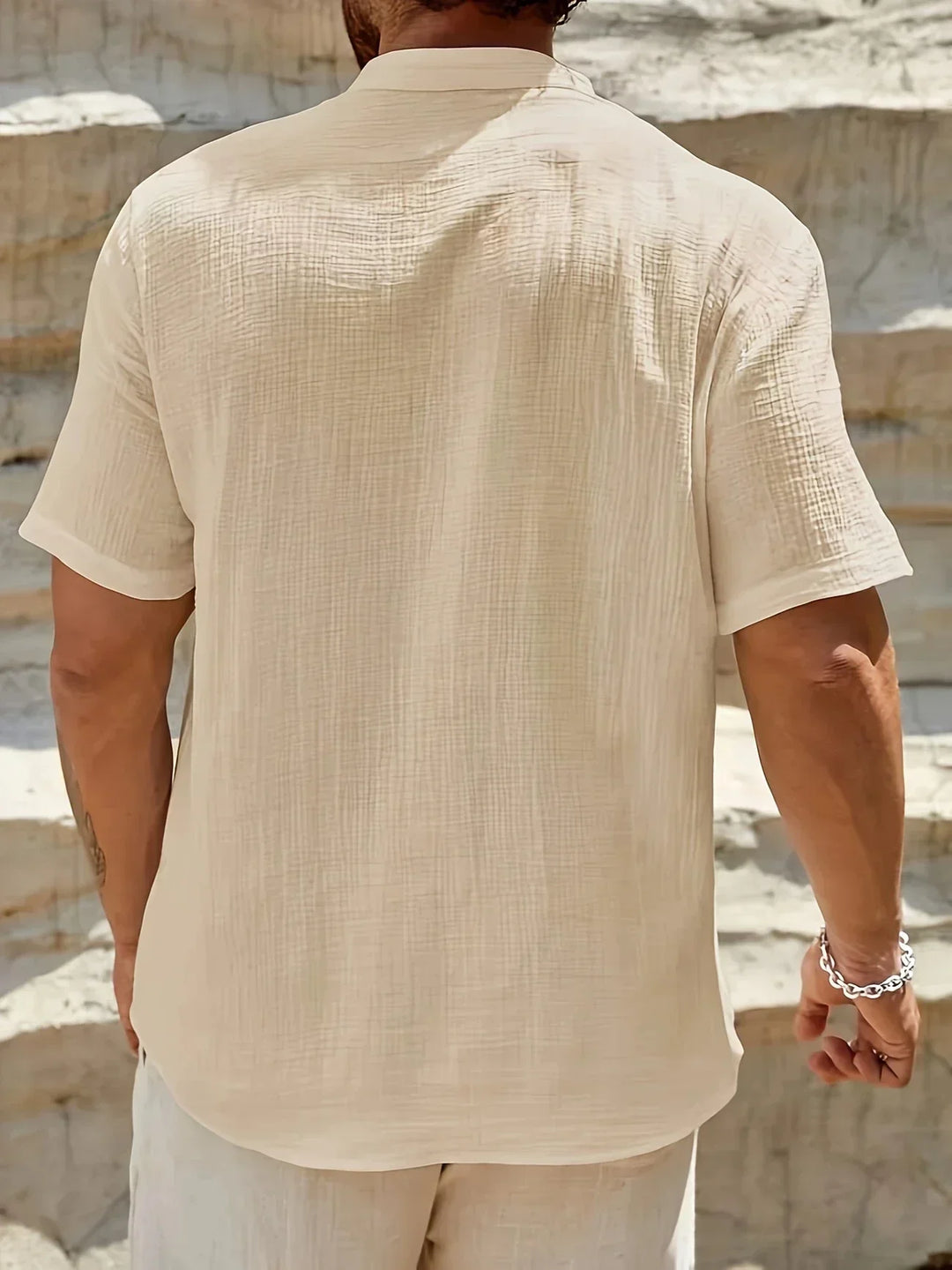 Leblanc™ | Chemise d’été élégante à col montant