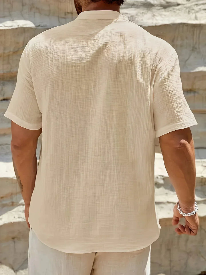 Leblanc™ | Chemise d’été élégante à col montant
