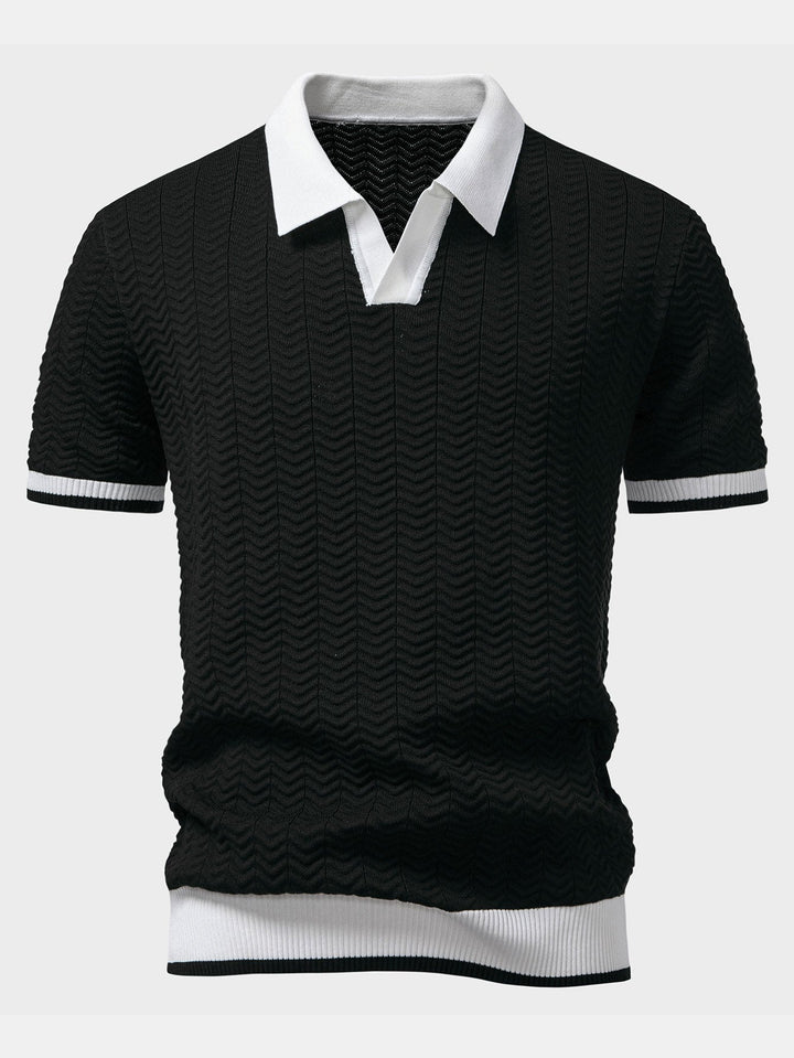 ASCOT Stickad Pikétröja