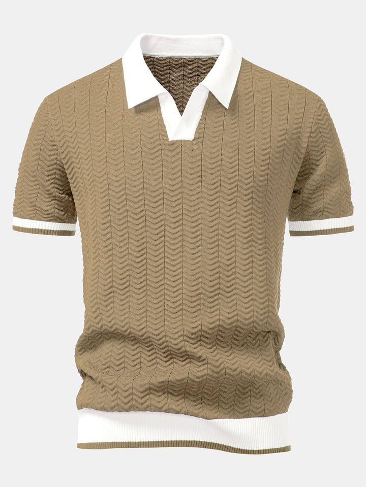 ASCOT Stickad Pikétröja