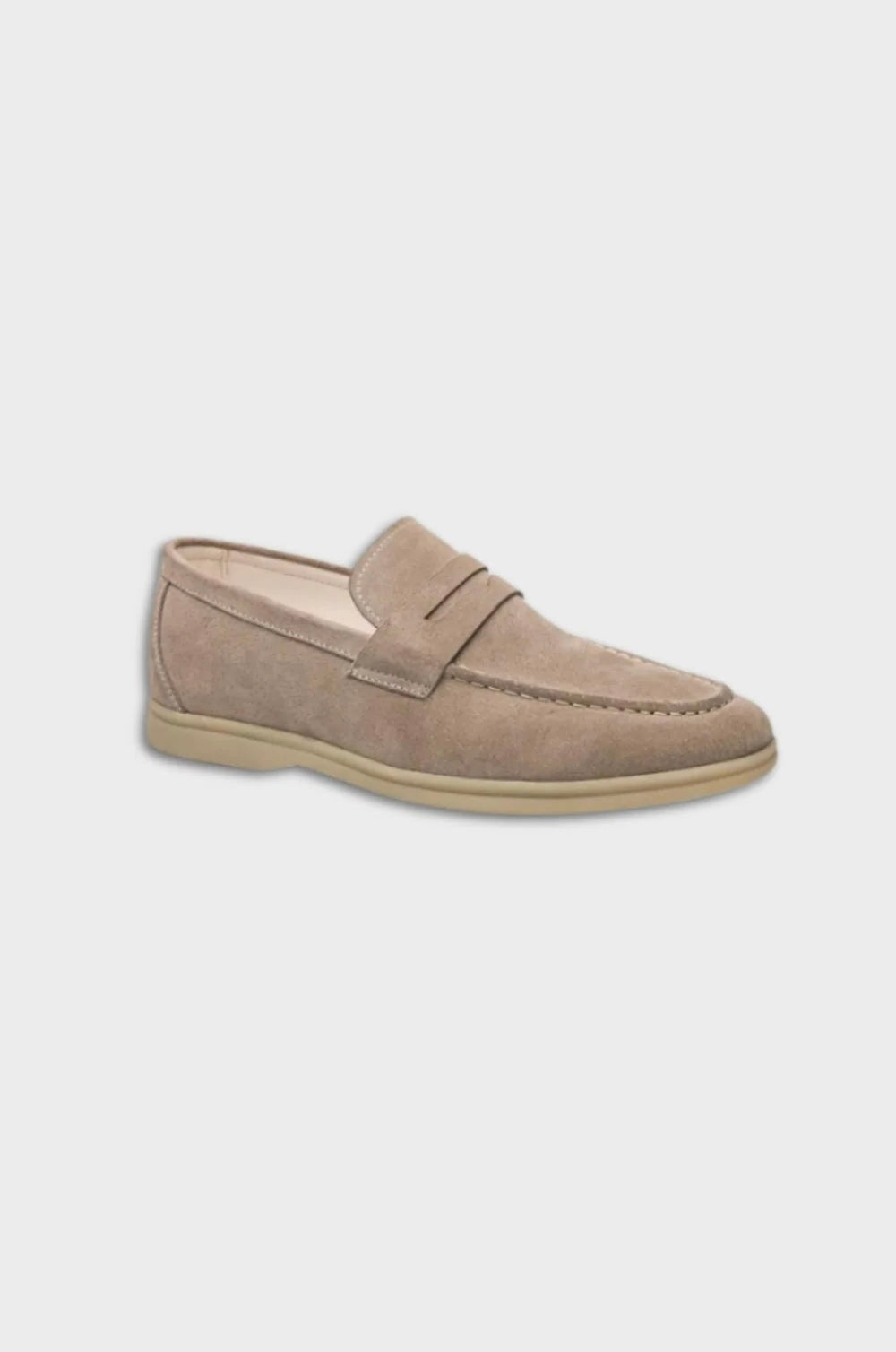 ATHÈNES Mocka Läder Loafers