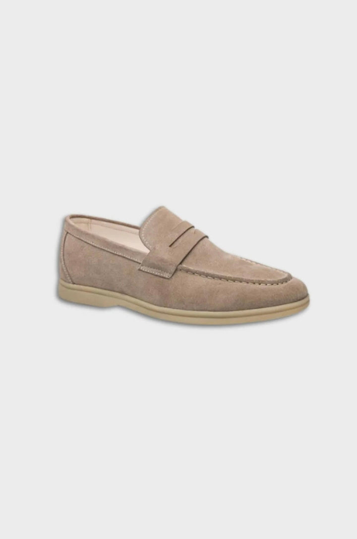 ATHÈNES Mocka Läder Loafers
