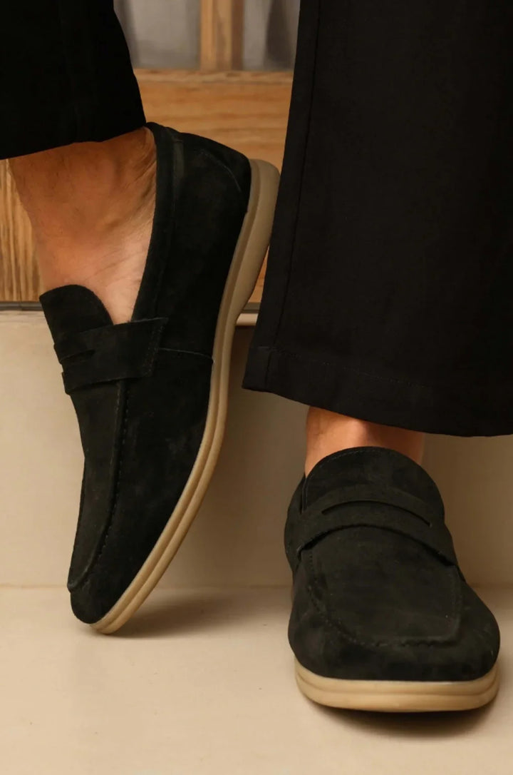 ATHÈNES Mocka Läder Loafers