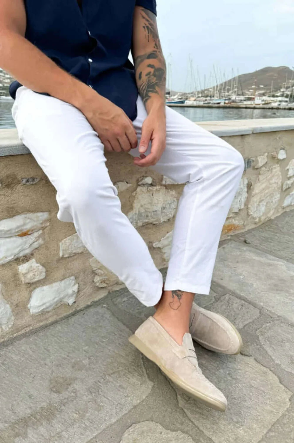 ATHÈNES Mocka Läder Loafers