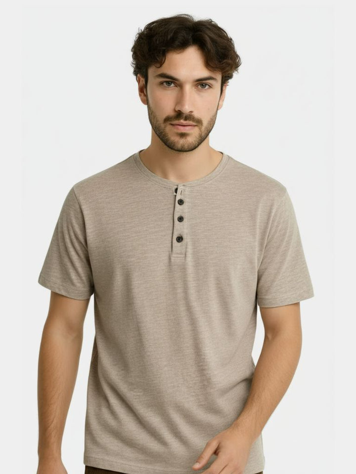 Adam | Premium Henley Skjorta