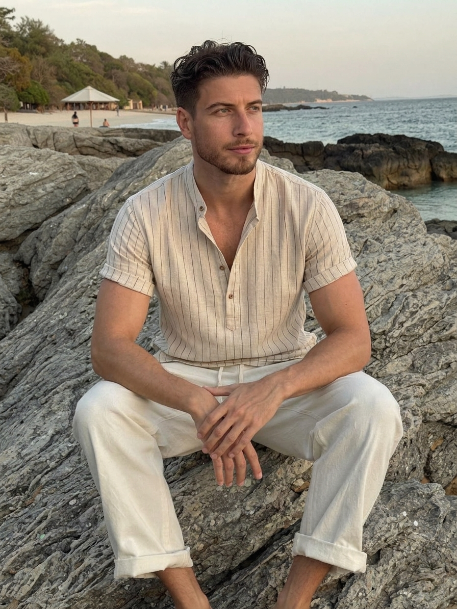 Sommar Outfit – Palm Beach Set