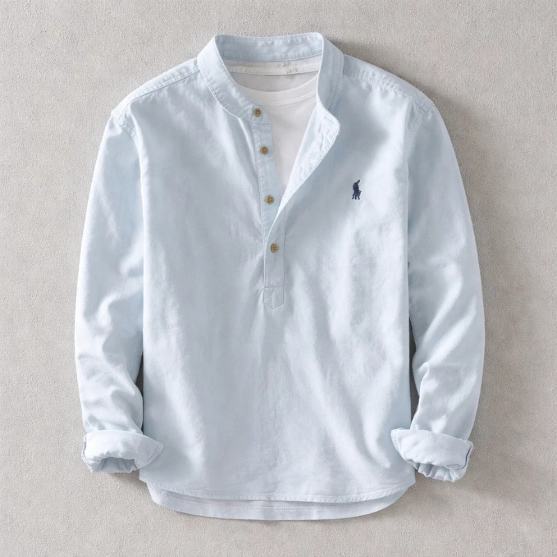 Van Elst Mode® | Bekväm Linneskjorta