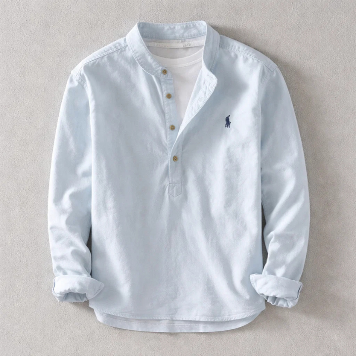 Van Elst Mode® | Bekväm Linneskjorta