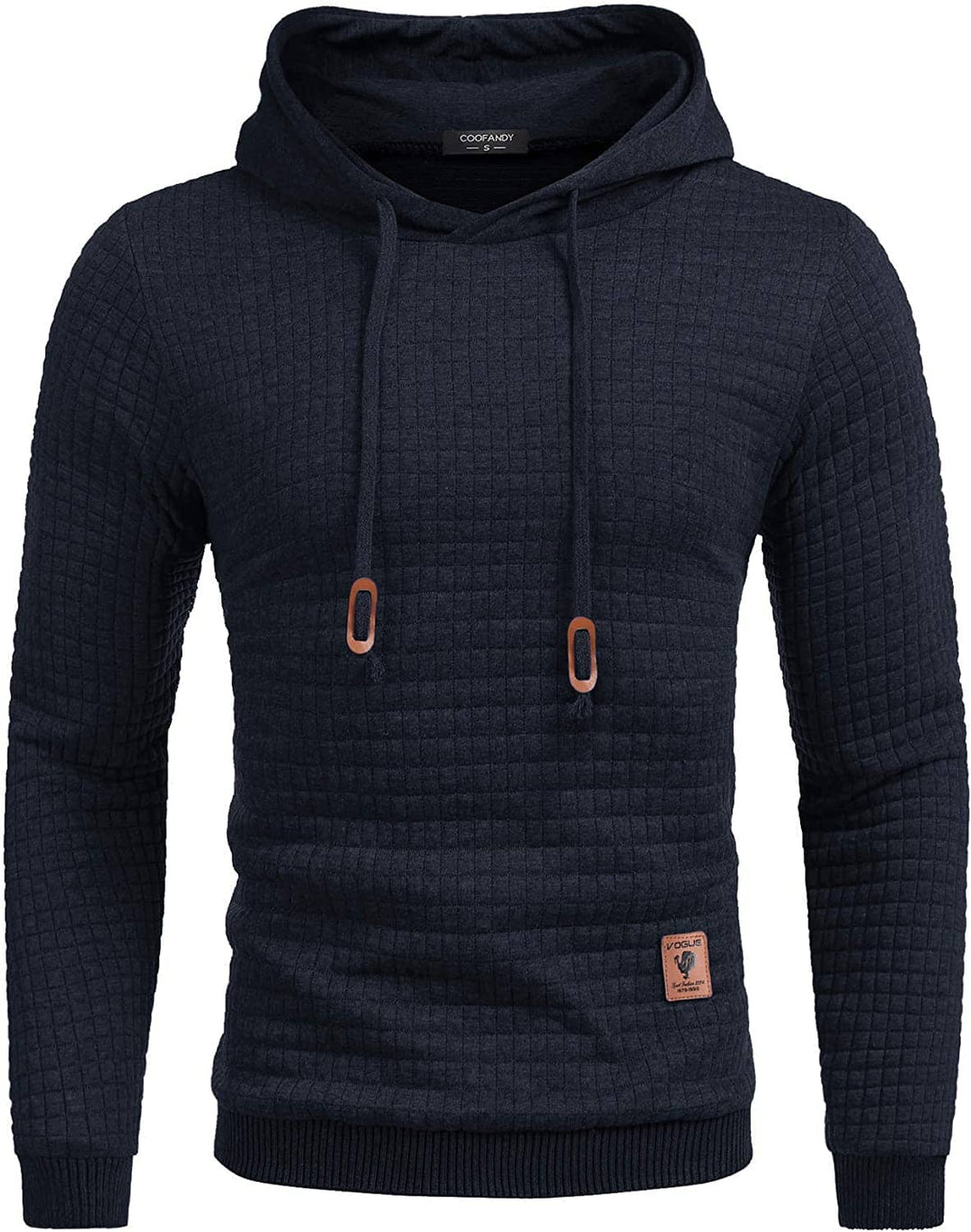 Gym Dragsnöre Rutig Jacquard Hoodie