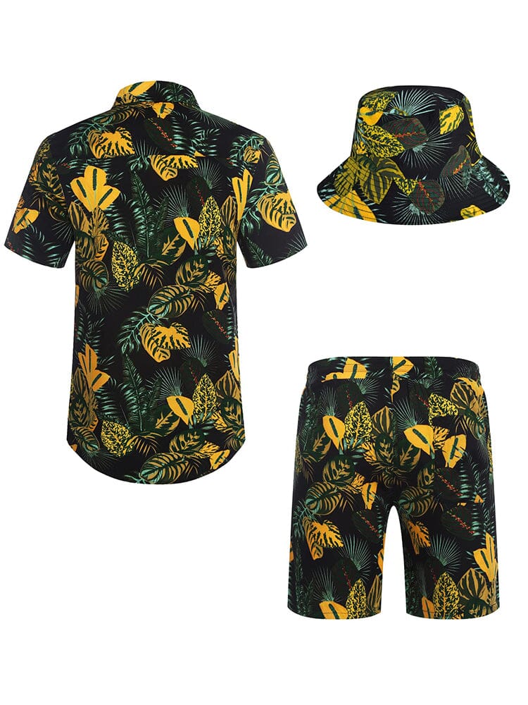 Hawaiiansk Strand Set med Hink Hatt