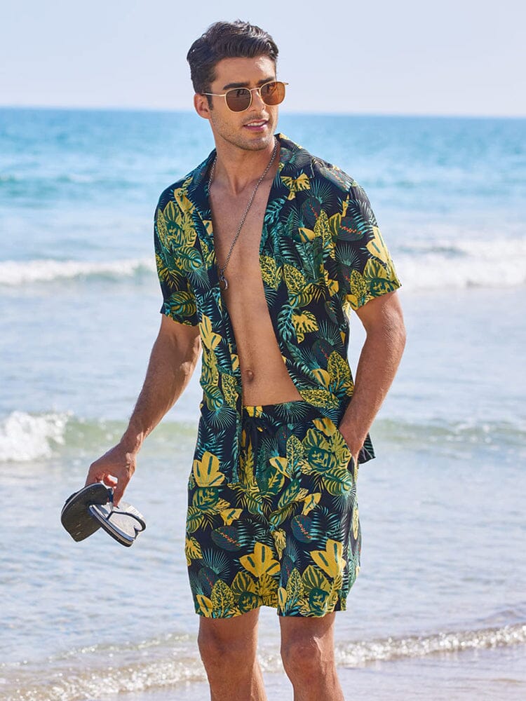 Hawaiiansk Strand Set med Hink Hatt
