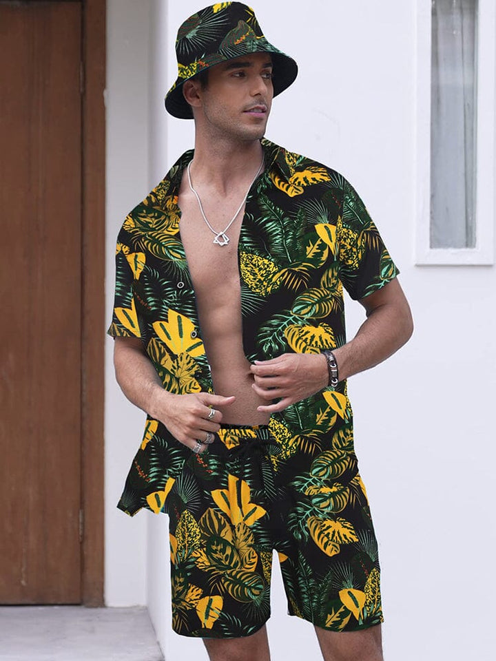 Hawaiiansk Strand Set med Hink Hatt