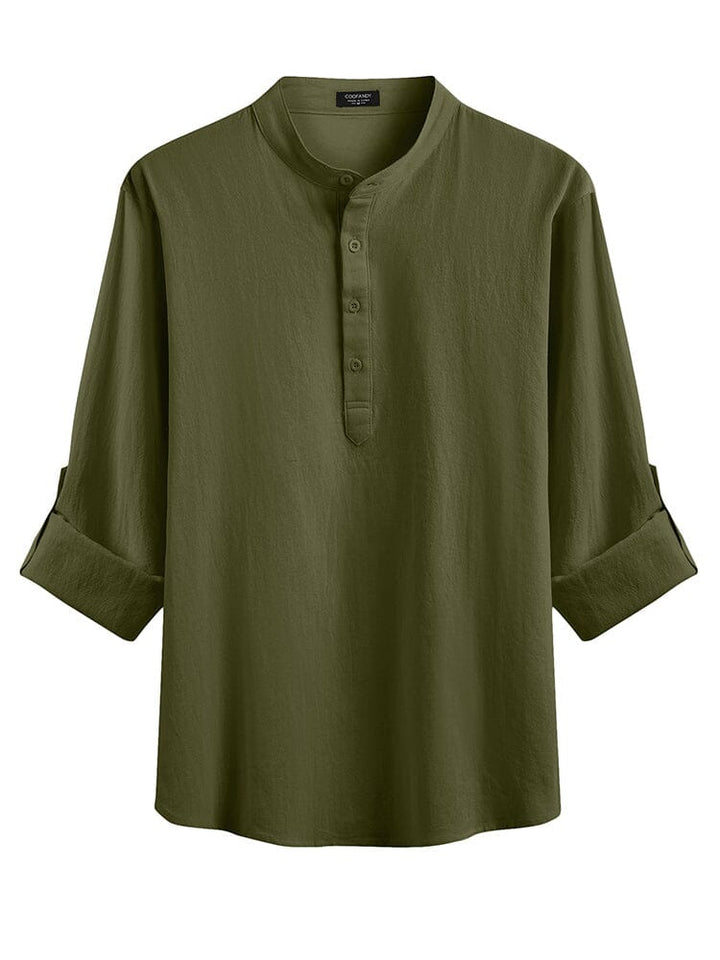 Casual 2-Delat Henley Skjortset