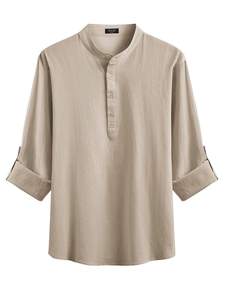 Casual 2-Delat Henley Skjortset