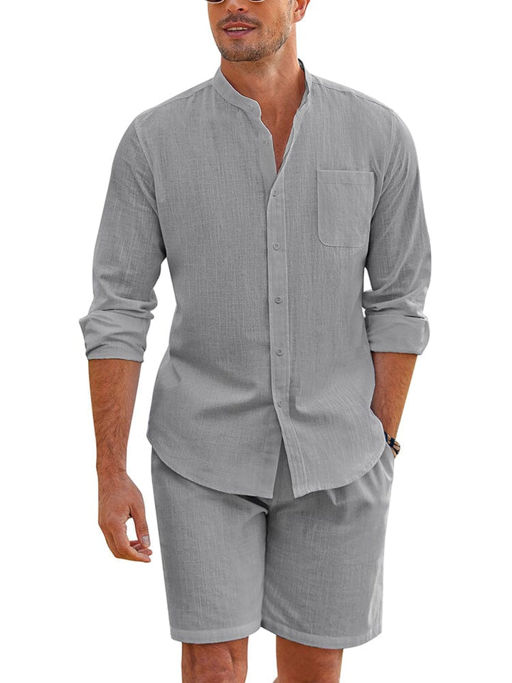 Casual 100% Bomull Strandskjortset