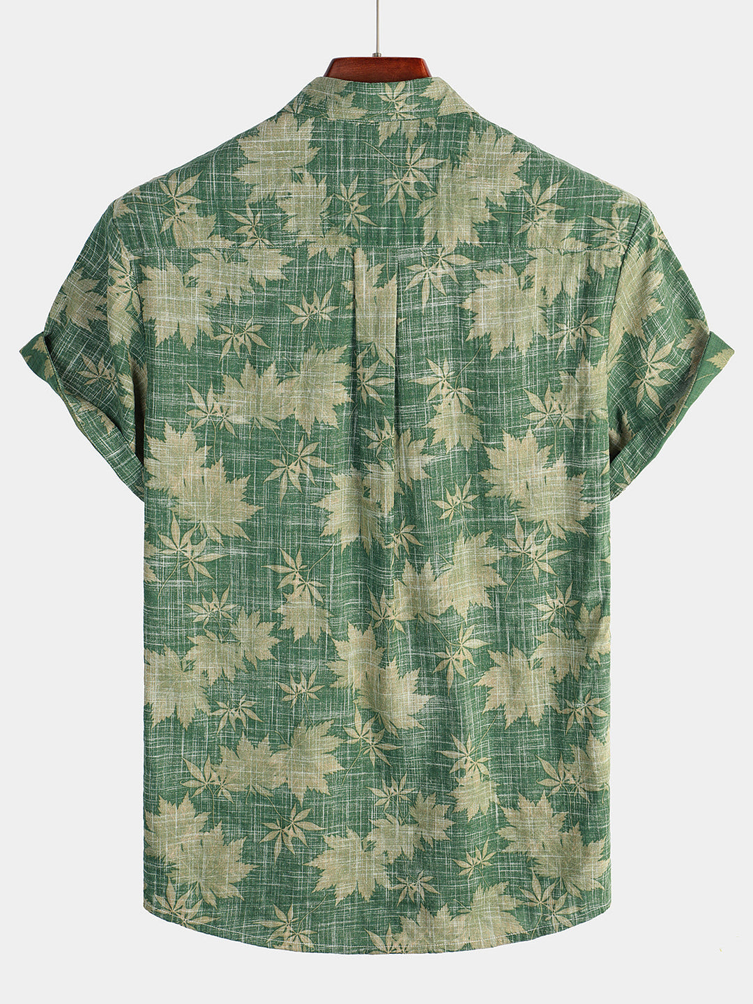 Van Elst Mode® | Bomull Hawaii Skjorta med Korta Ärmar