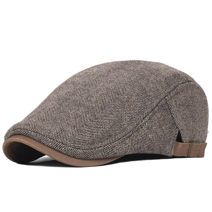Beeckhoven™ | Modern Herr Keps med Fiskbensmönster