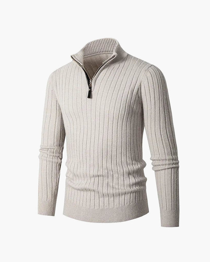 ZERMATT Hög Krage Half Zip Tröja