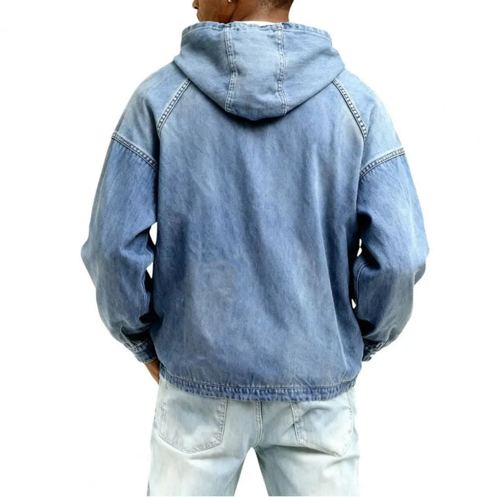 Beeckhoven™ | Tidlös Denim Skjorta med Långa Ärmar & Huva