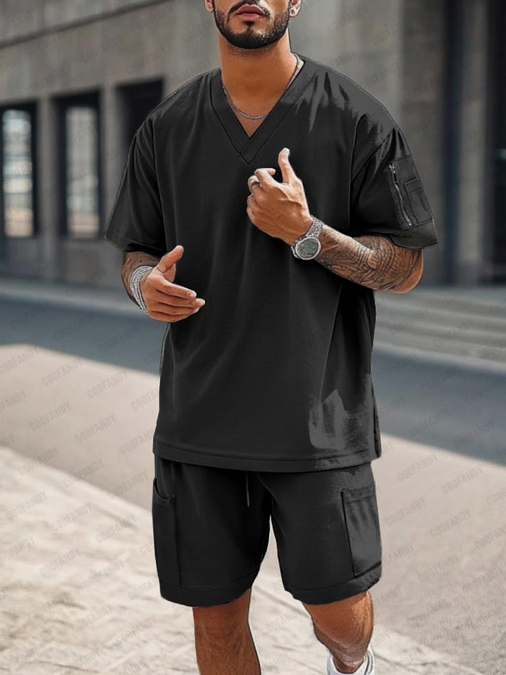 Athleisure Funktionella Fickor T-Shirt Set