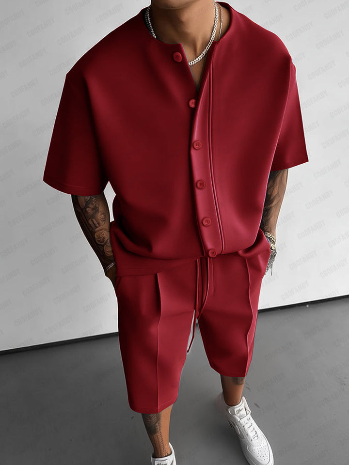 Modernt Komfort Sommar Casual Set