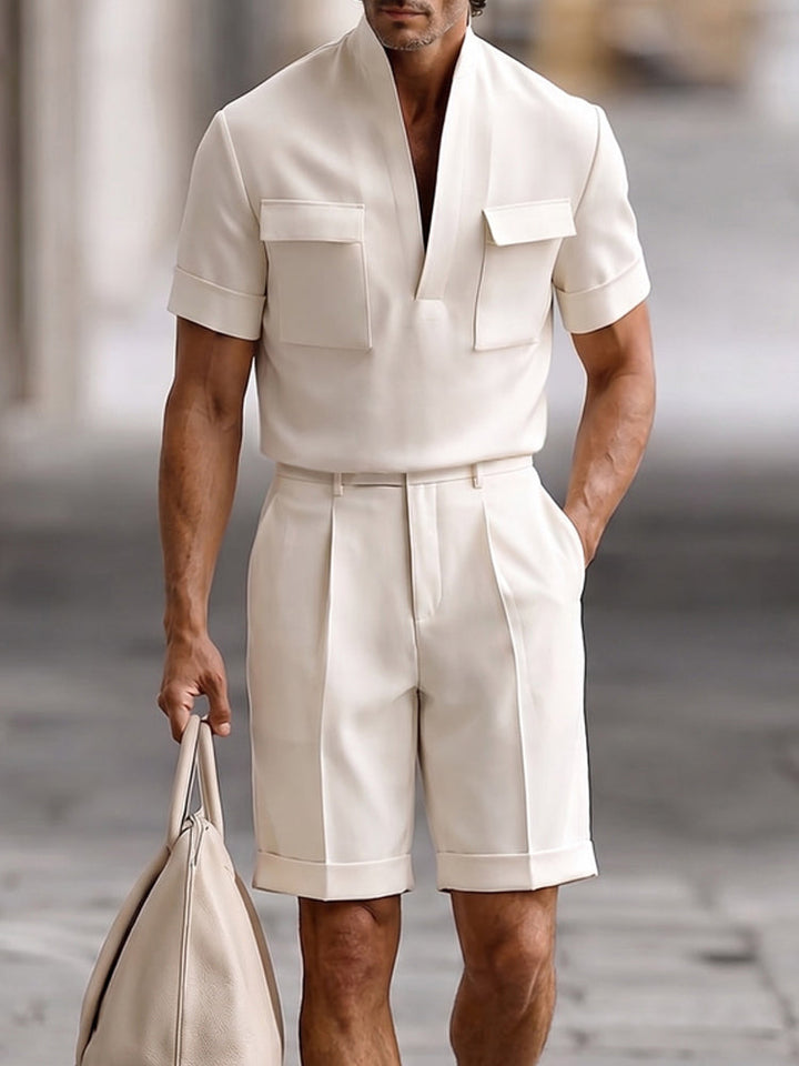 Urban Casual Mångfickor Matchande Set