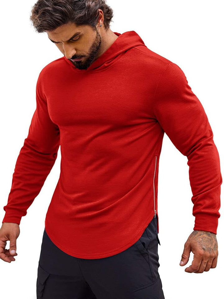 Workout Muscle Fit Bomullsblandad Hoodie