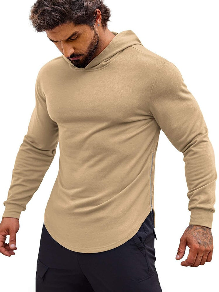 Workout Muscle Fit Bomullsblandad Hoodie