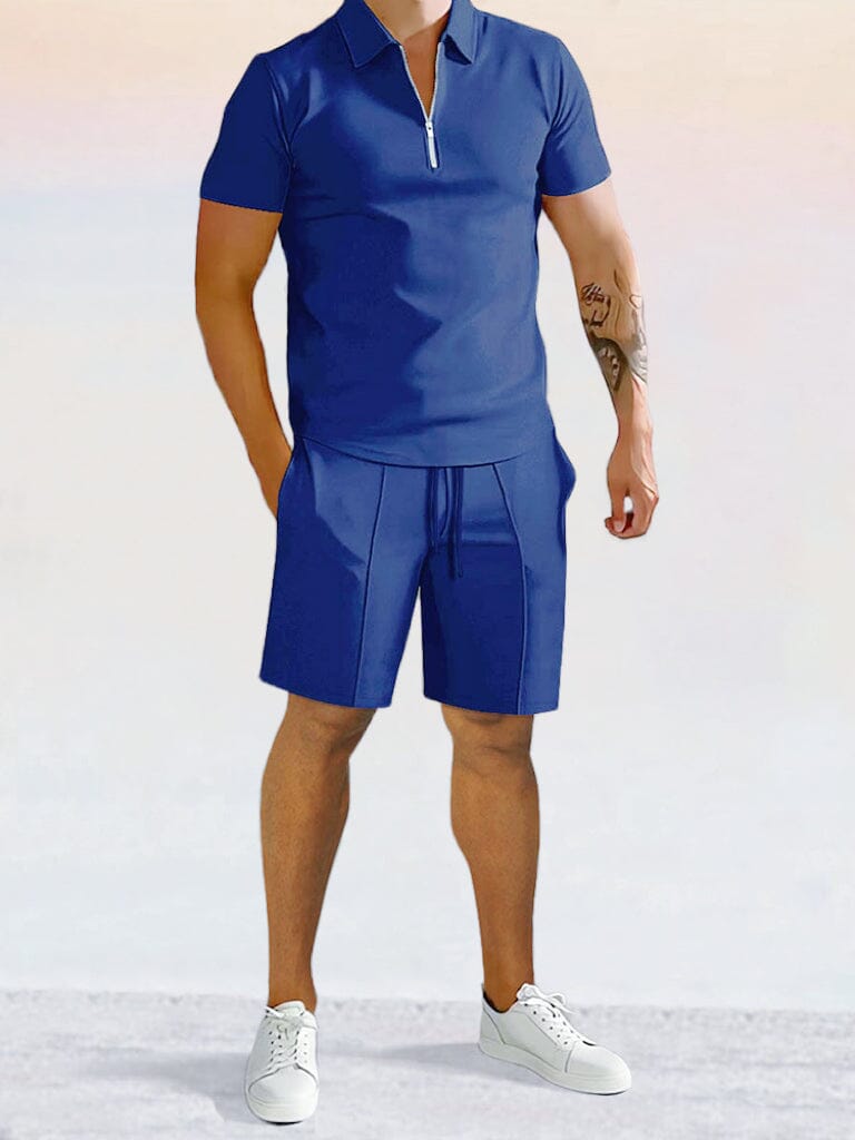 Casual Enfärgad Pikétröja Set