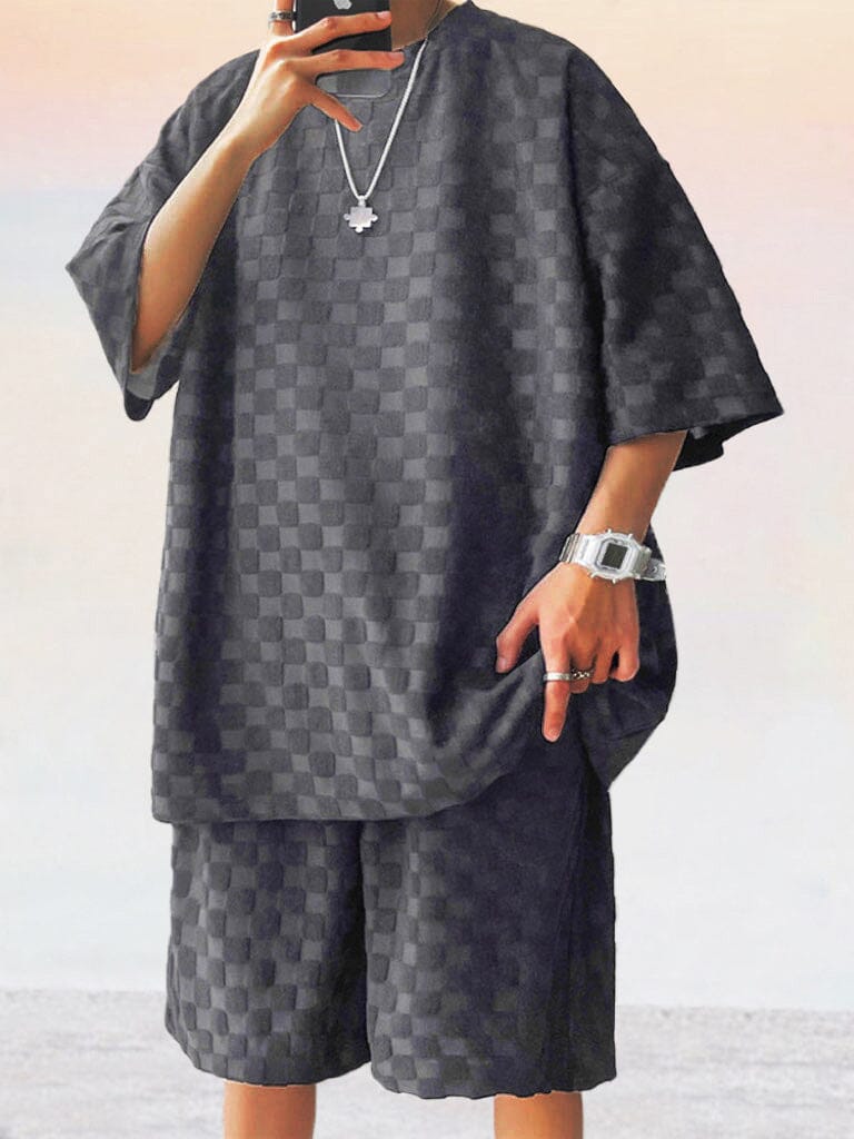 Casual Löst Sittande T-Shirt Set