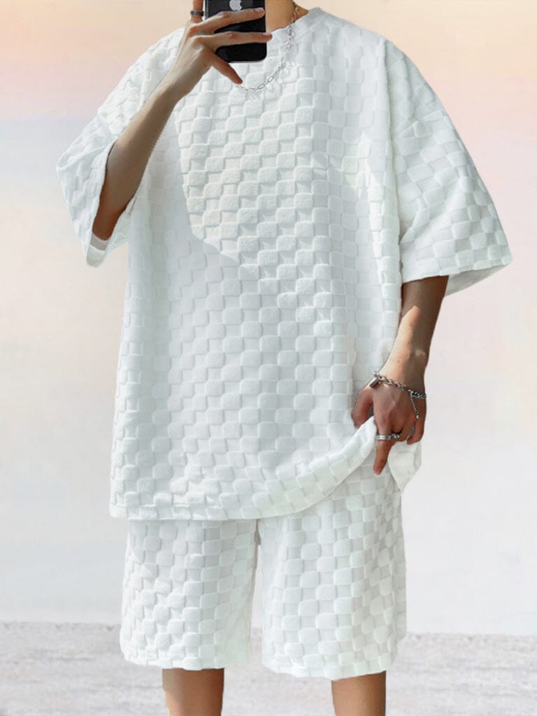 Casual Löst Sittande T-Shirt Set
