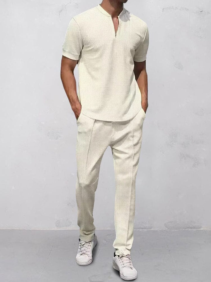Casual Waffle 2-Delat Outfit