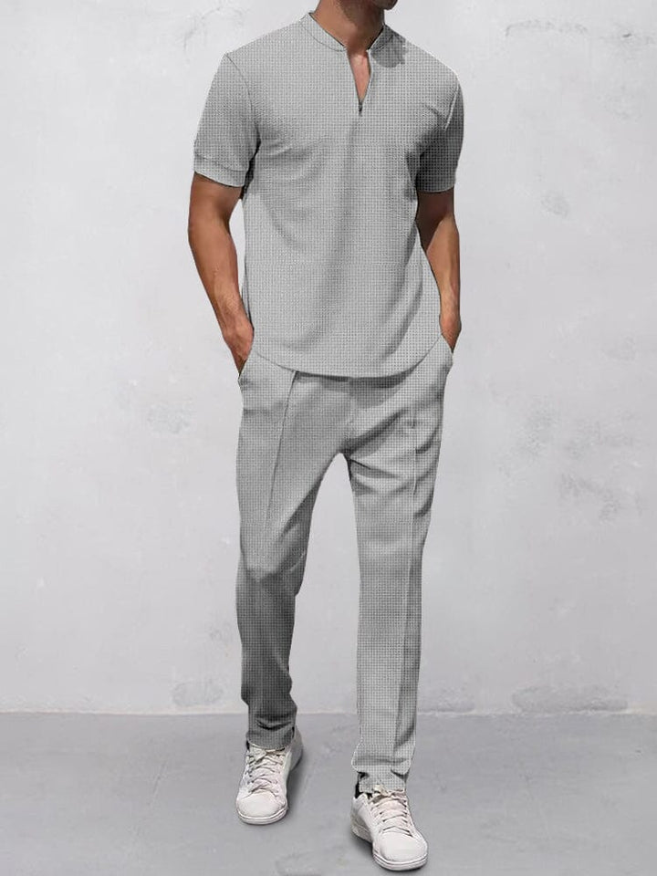 Casual Waffle 2-Delat Outfit
