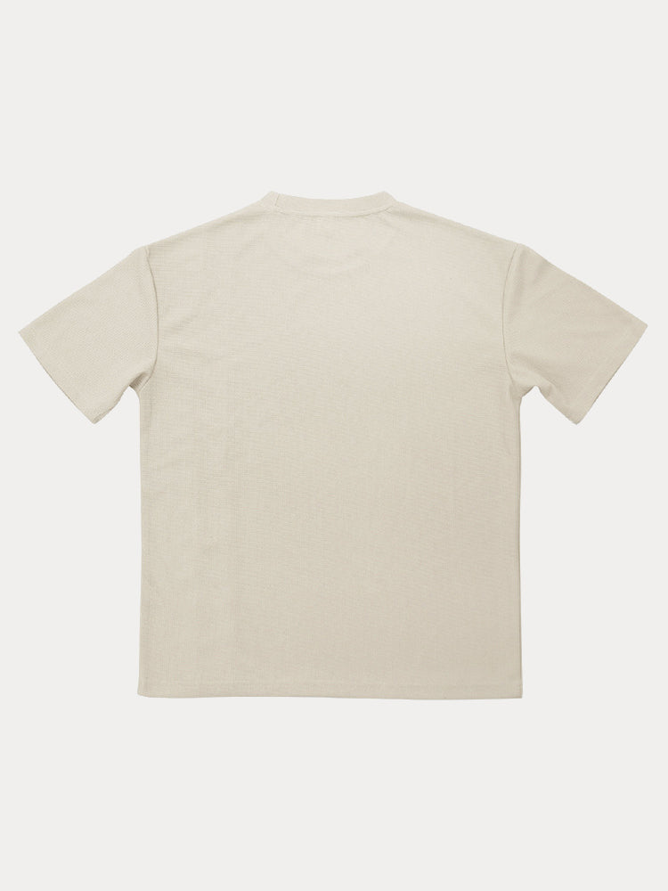 Athleisure Löst Sittande Waffle 2-Delat Set