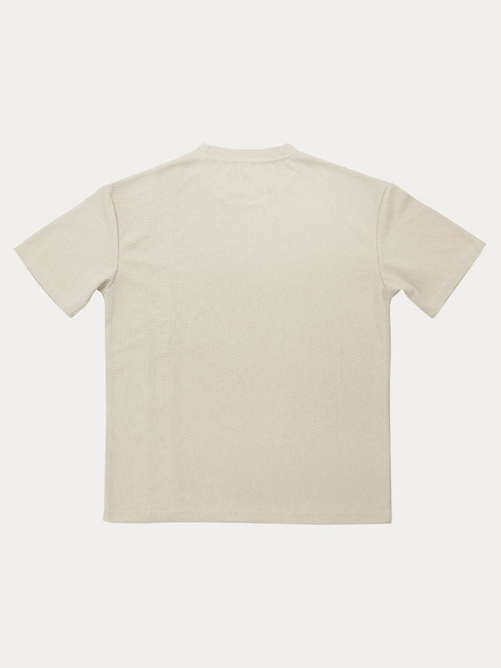 Athleisure Löst Sittande Waffle 2-Delat Set
