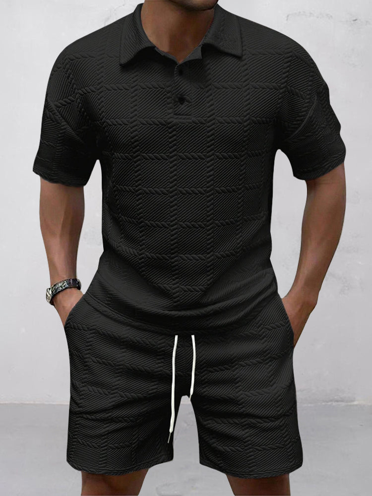 Smart Casual Jacquard Texturerat Set