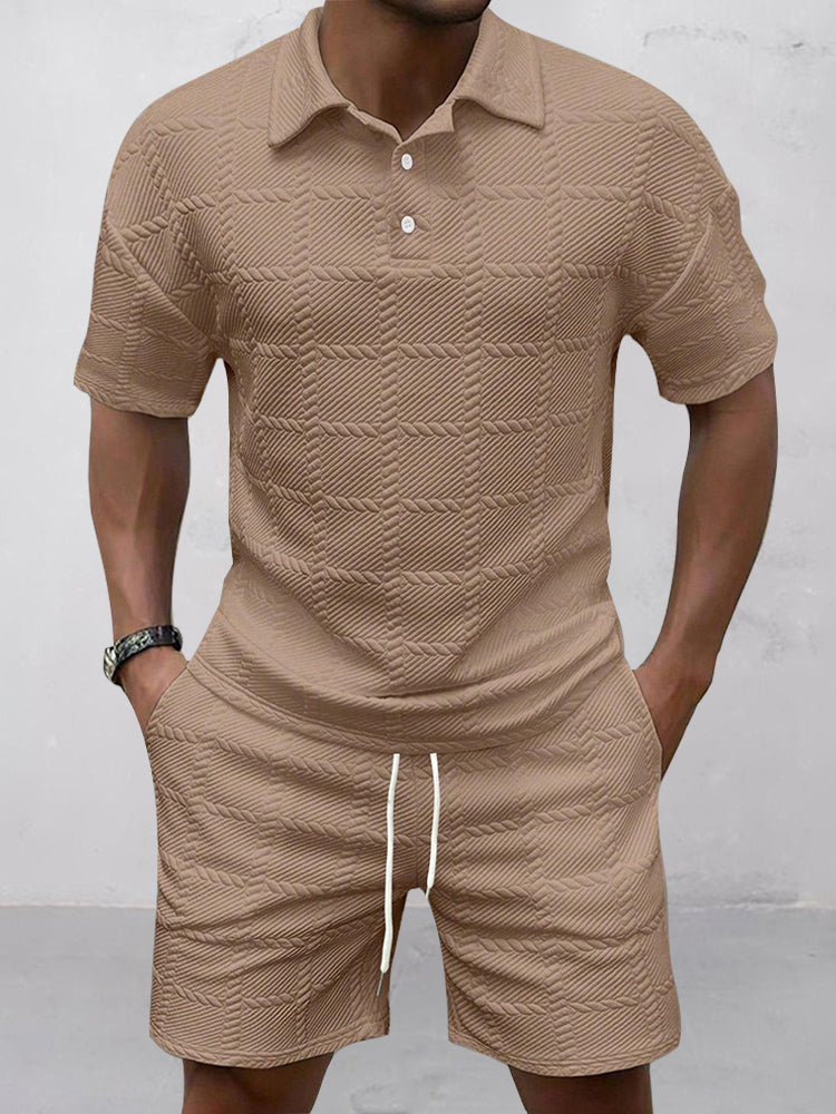 Smart Casual Jacquard Texturerat Set