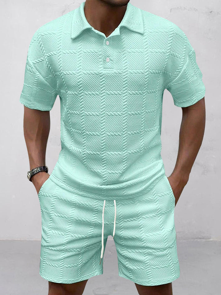 Smart Casual Jacquard Texturerat Set
