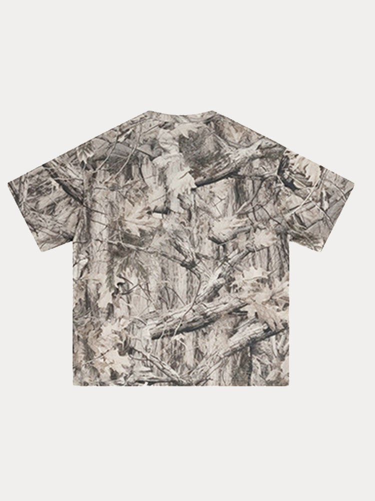Herr Abstrakt Bläck Tryck 2-Delat T-Shirt & Shorts