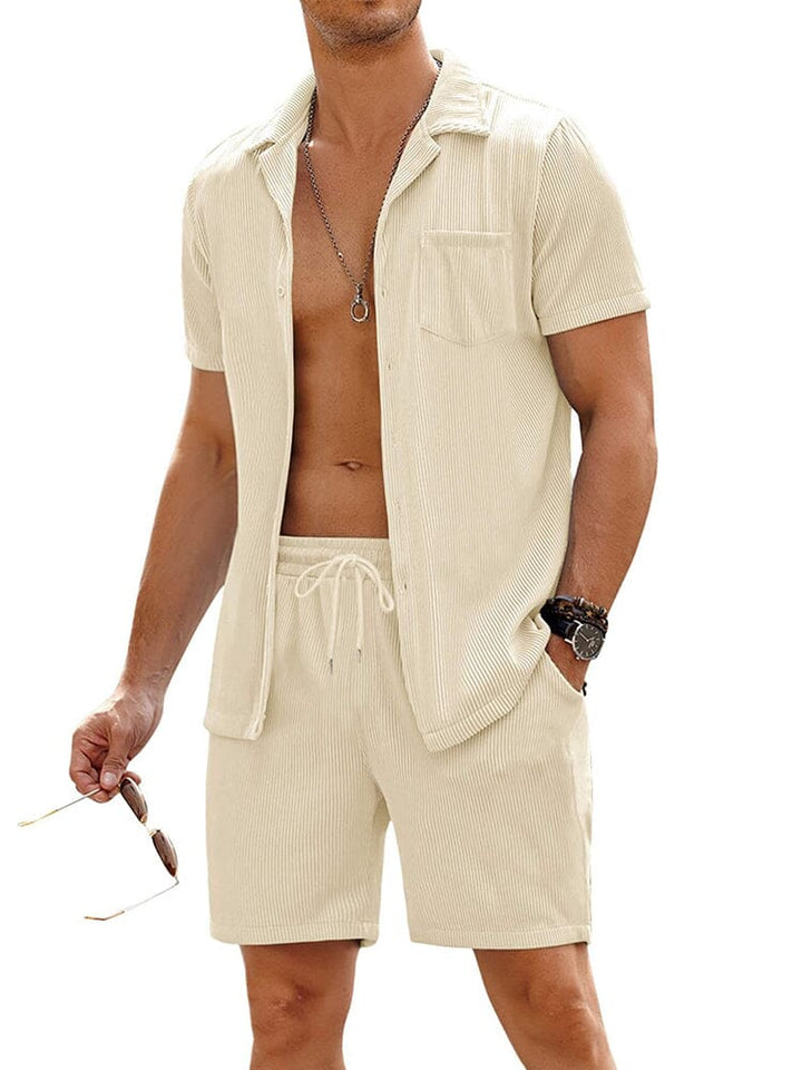 Casual 2-Delat Strand Outfit Set