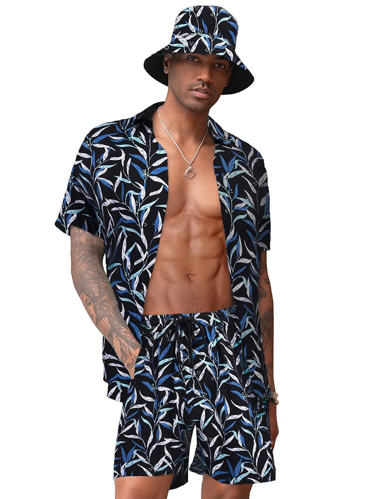 Hawaiiansk Strand Set med Hink Hatt