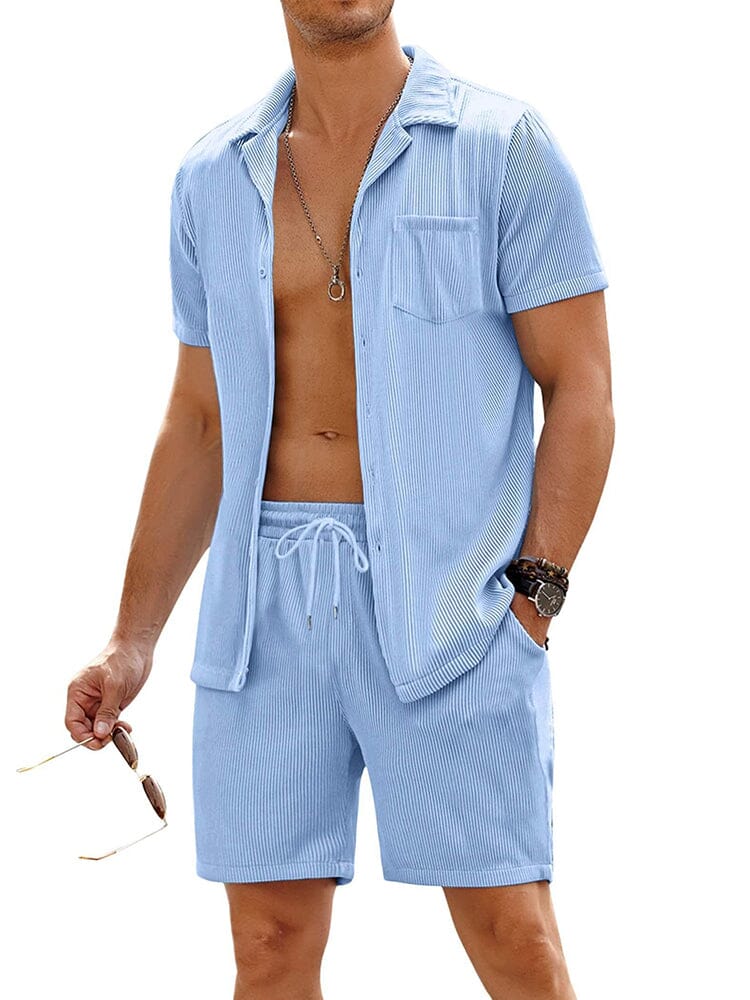 Casual 2-Delat Strand Outfit Set