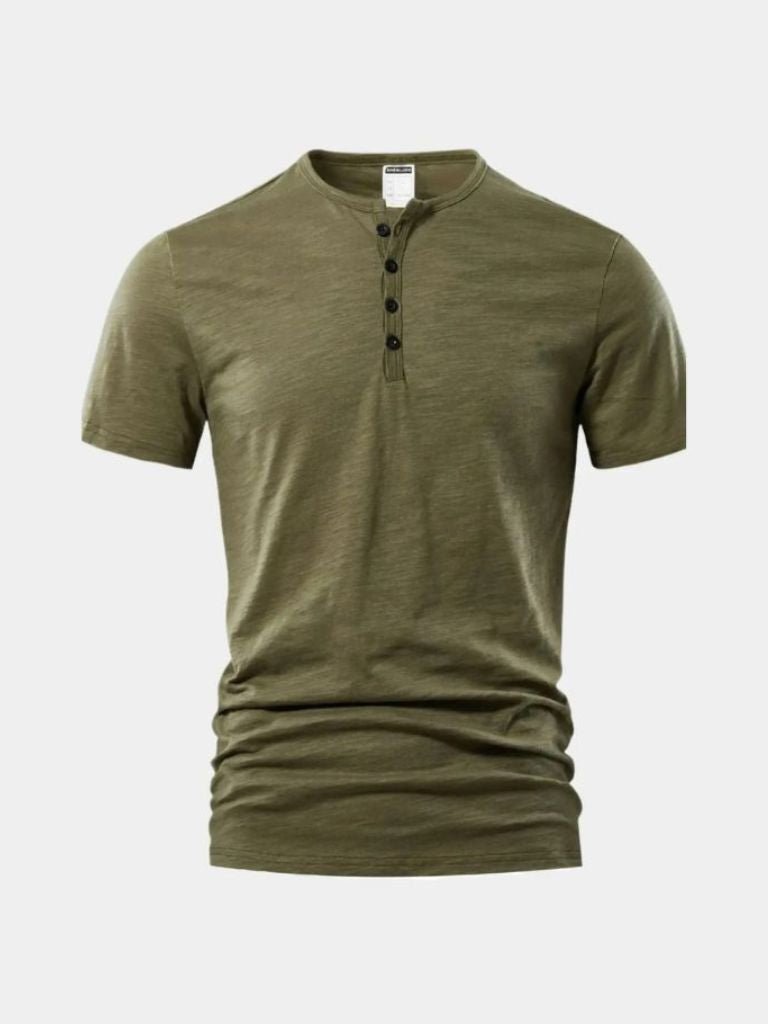 Adam | Premium Henley Skjorta
