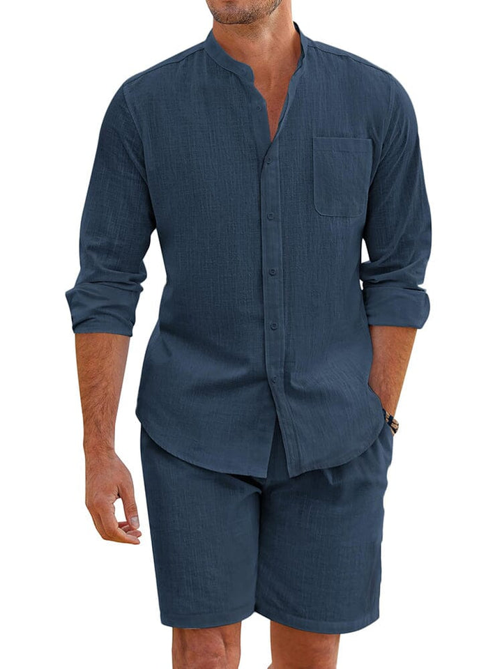 Casual 100% Bomull Strandskjortset