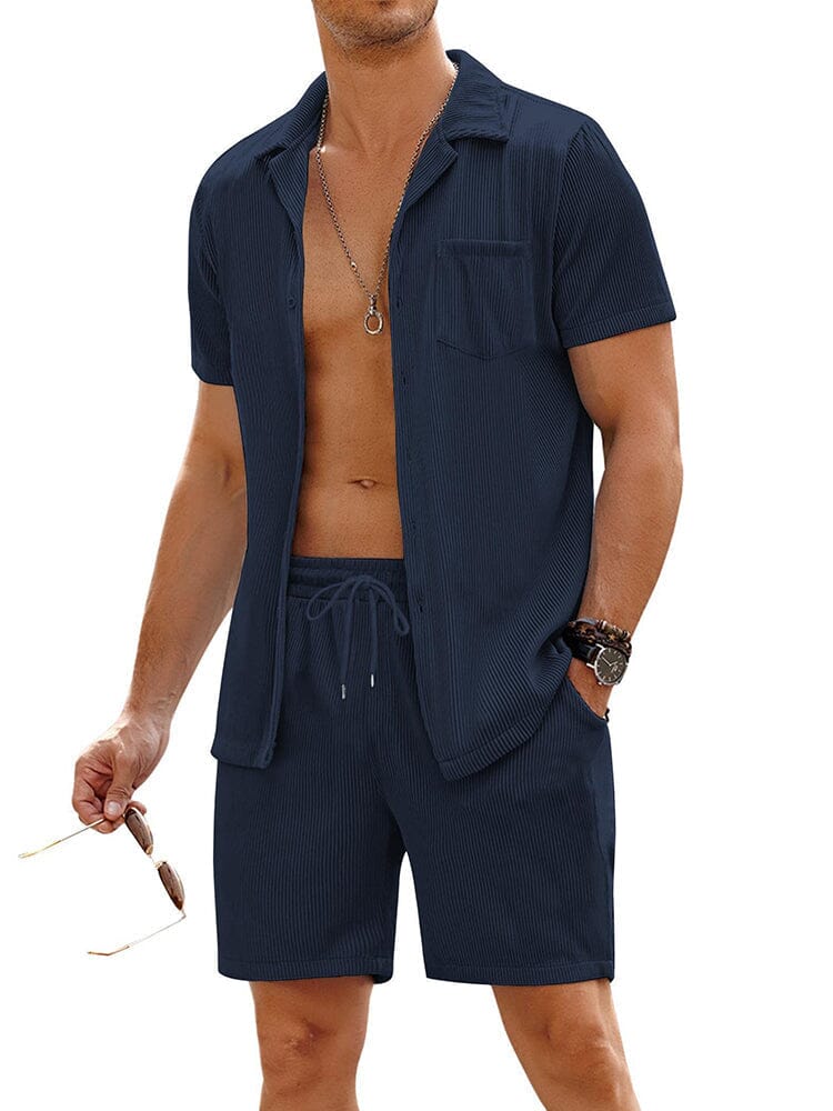 Casual 2-Delat Strand Outfit Set