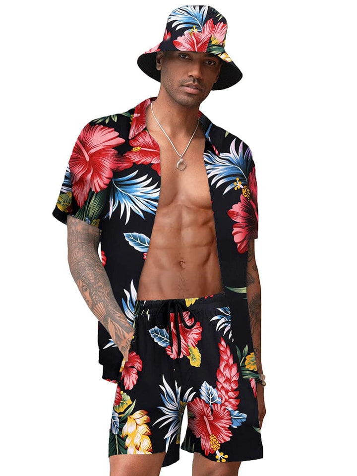 Hawaiiansk Strand Set med Hink Hatt