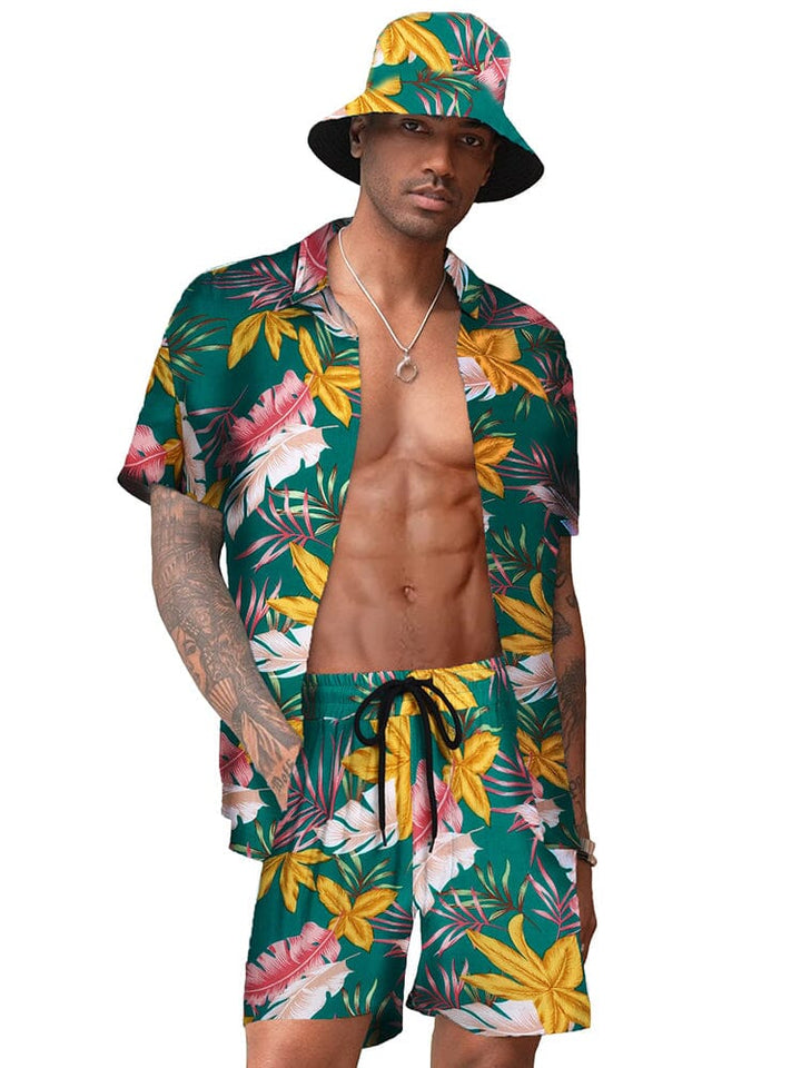 Hawaiiansk Strand Set med Hink Hatt
