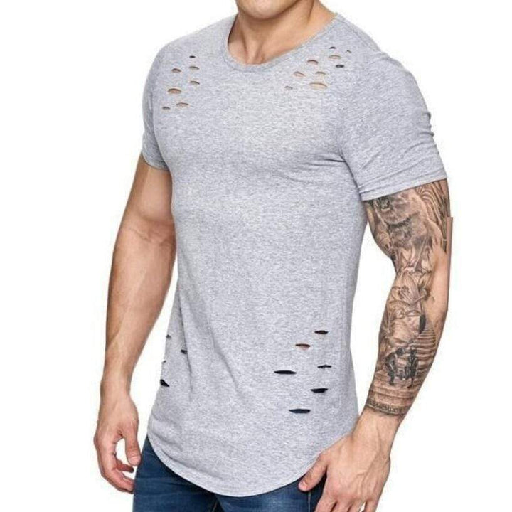 T-shirt med Håldesign