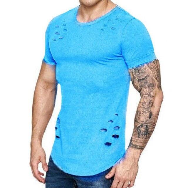 T-shirt med Håldesign